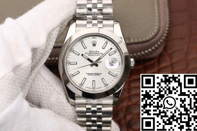 Dial 116200 Factory 41mm EW White Datejust Rolex 0131